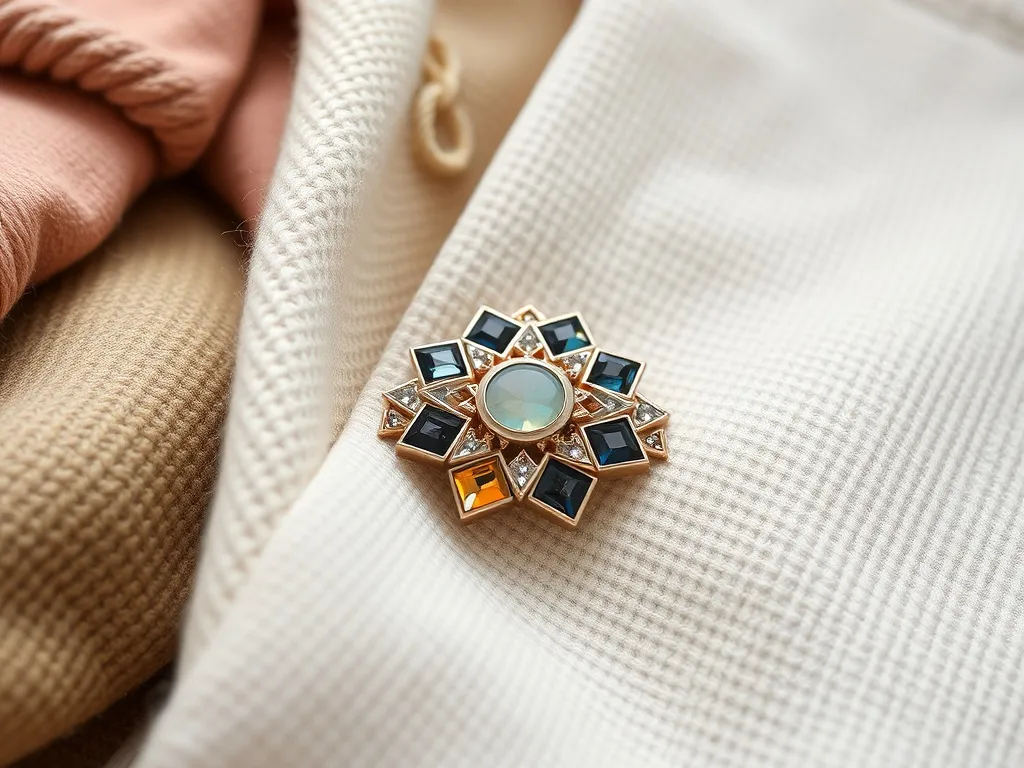 Broszki w nowoczesnych stylizacjach warstwowych